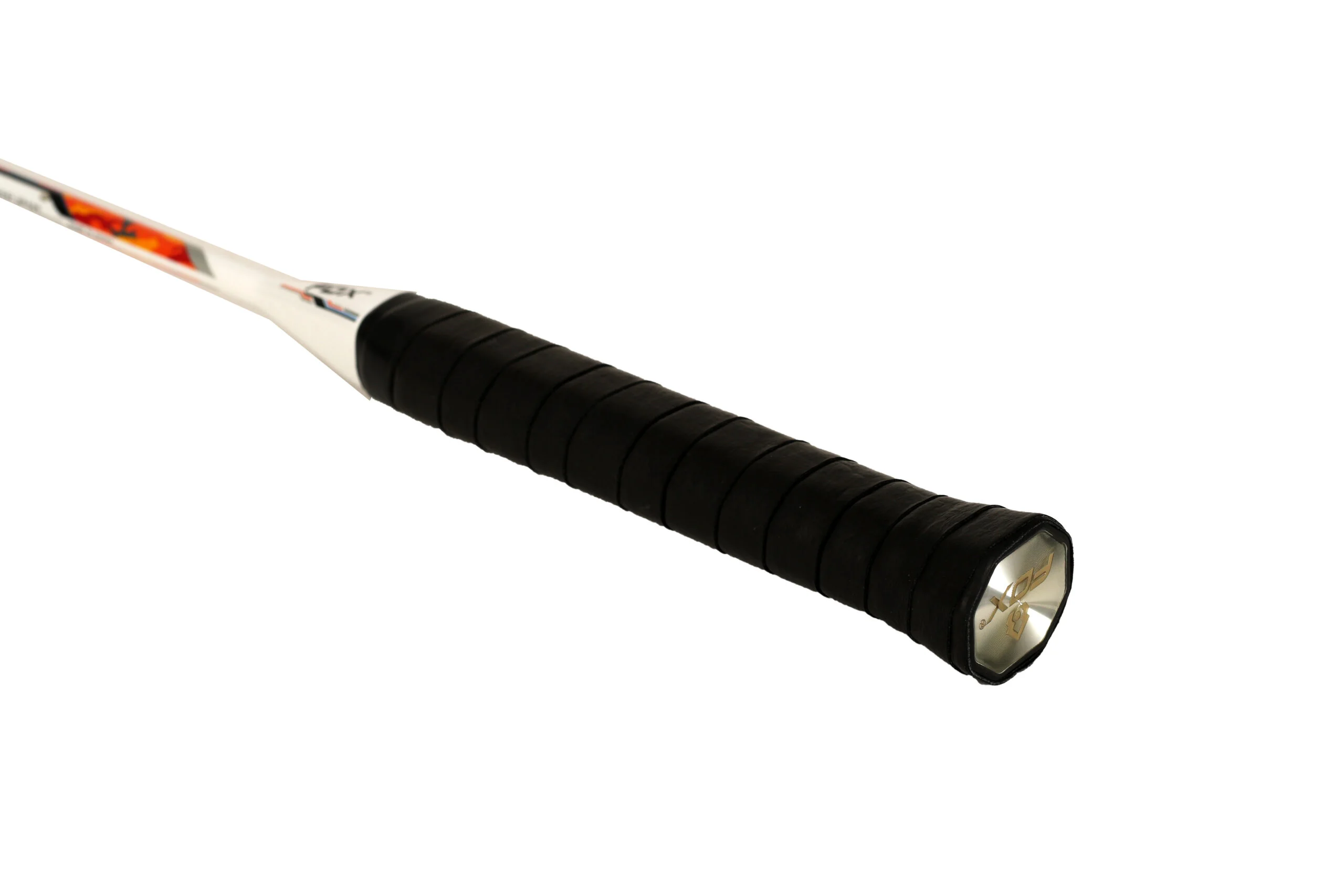 Badminton_Racket_Fox_Ignite_WhiteOrange_Grip