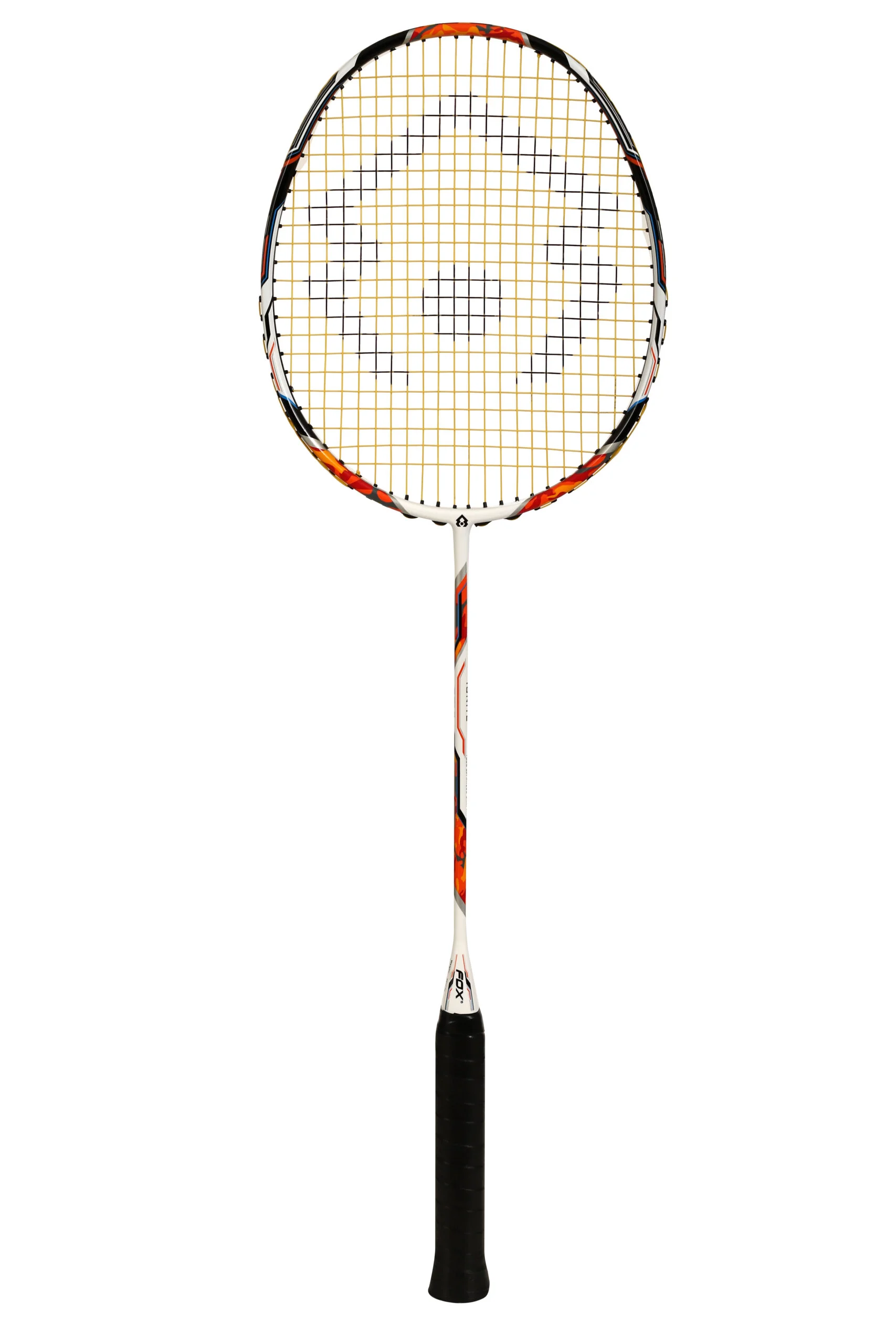 Badminton_Racket_Fox_Ignite_WhiteOrange_Profile