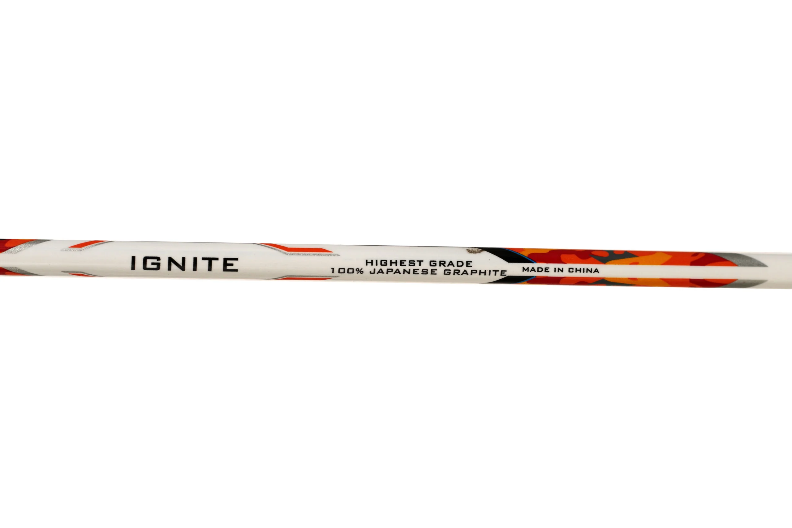 Badminton_Racket_Fox_Ignite_WhiteOrange_ShaftII