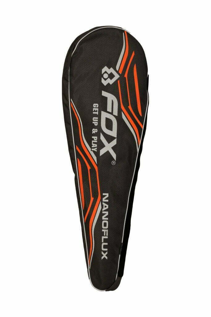 Badminton Racket Fox Nanoflux - Charcoal/Orange - Sportsdome