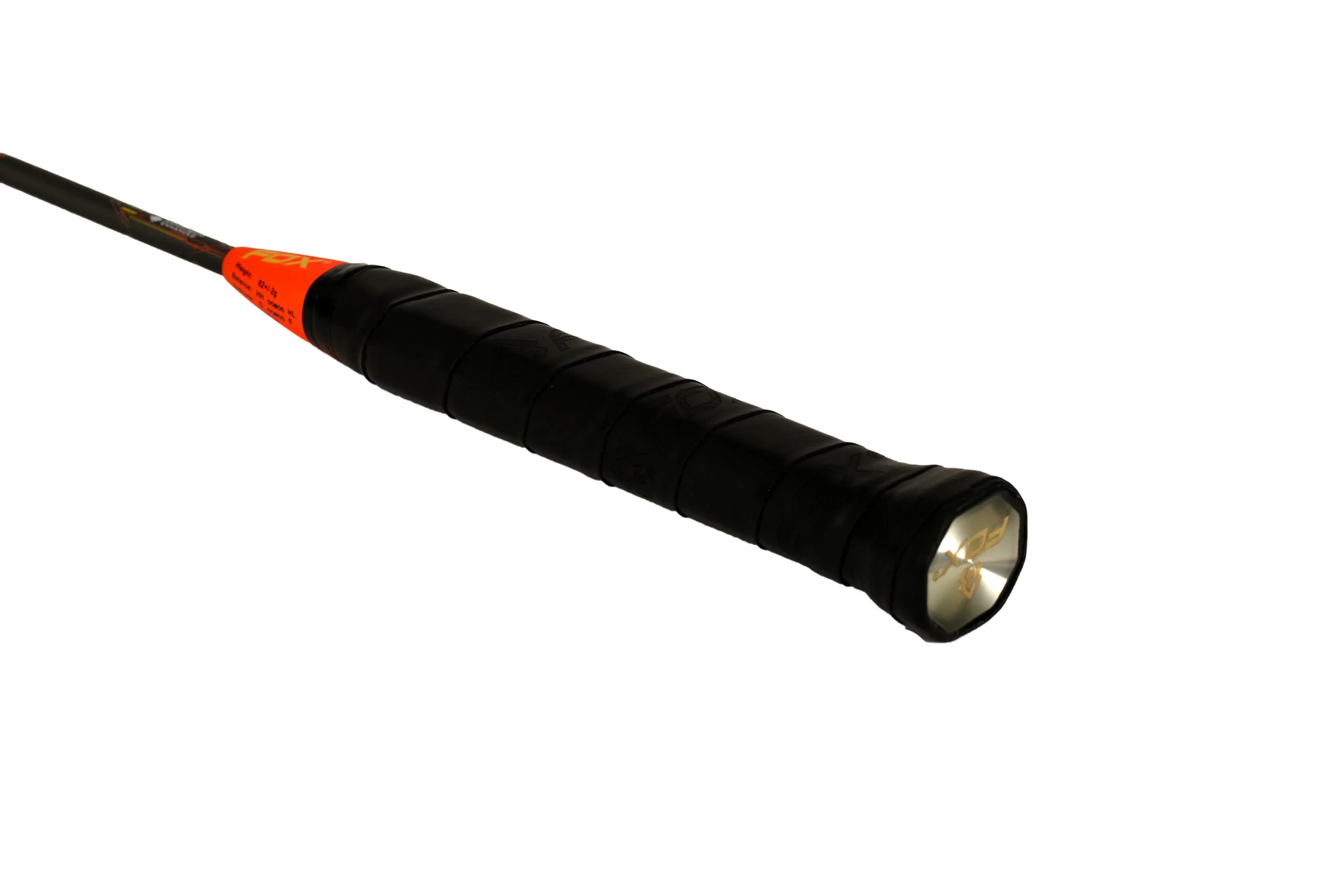 Badminton_Racket_Fox_Nanoflux_CharcoalOrange_Grip