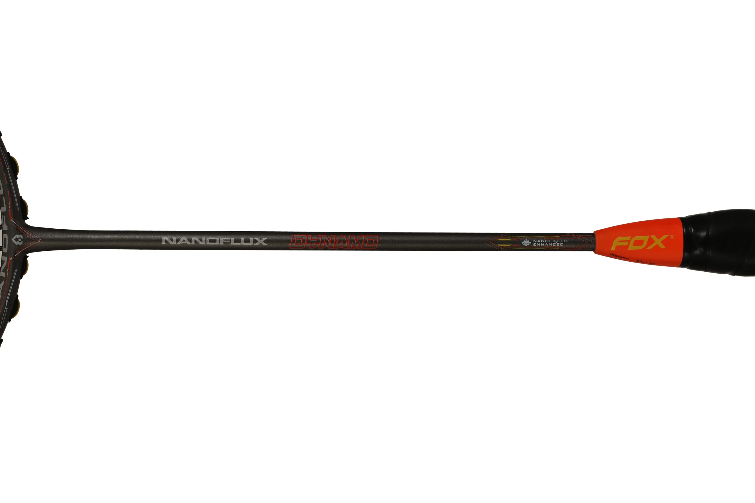 Badminton_Racket_Fox_Nanoflux_CharcoalOrange_Shaft